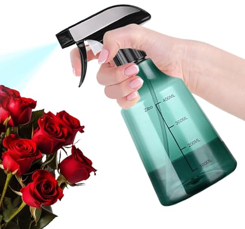 Vattensprayflaskor – tom vattensprayflaska för hår | Växtträdgårdsoljor påfyllningsbar spray | 500 ml tom rengöringslösningsbehållare med justerbart munstycke för husdjursvård resenärers hår