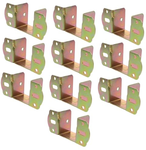 Alipis 10pcs Wood Rail Brackets Heavy Duty Fence Brackets for Wood Fence Railing Connector for Deck Post Repair