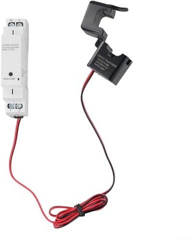 Moniteur de consommation d'énergie pour compteur de puissance intelligent et rail DIN avec transformateur de courant à pince, traqueur d'électricité multifonction pour maison intelligente