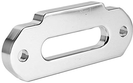 Aramox Guida Verricello Passacavo in Alluminio per Fune Sintetica 2500-4000 Libbre con Passo 124 mm, Accessorio Offroad