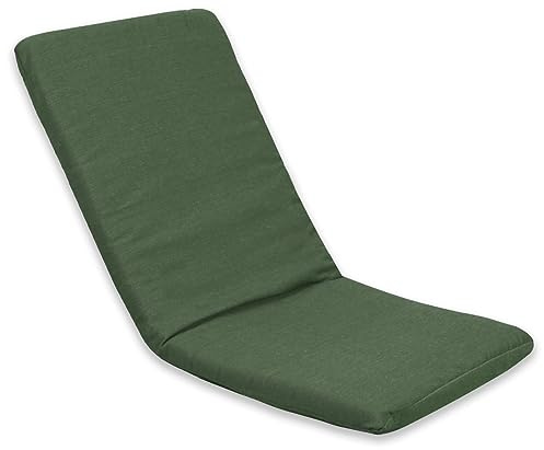 MERCURY TEXTIL- Cojín Tumbona, Colchoneta Acolchada, Verde (180x55cm) | Cómodo y Elegante. Ideal para Jardín, Piscina, Playa, Terraza y Balcón