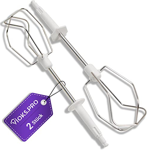 Vioks.pro Fouet mélangeur pour mixeur à main de rechange Braun 7322211054 pour mélangeur Braun MultiMix/Braun Multiquick 5 - Pièces de rechange mélangeur manuel Marron