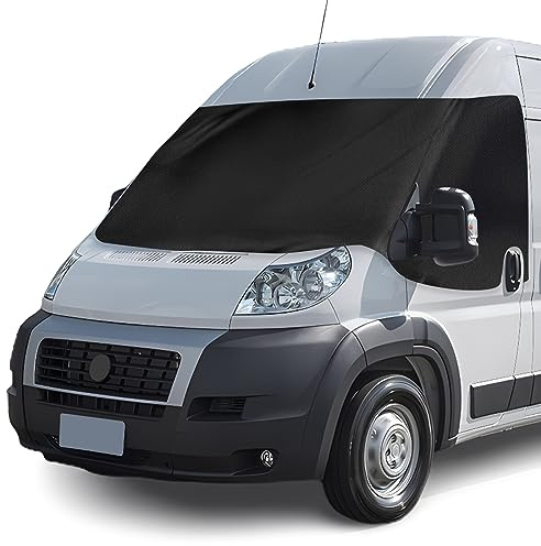 MRWiZMS Frontschutzplane FIAT Ducato 2006-2023 Wohnmobil, Sonnenschutz Auto Frontscheibe, Geeignet für FIAT Ducato+, Peugeot Boxer, Citroen Jumper