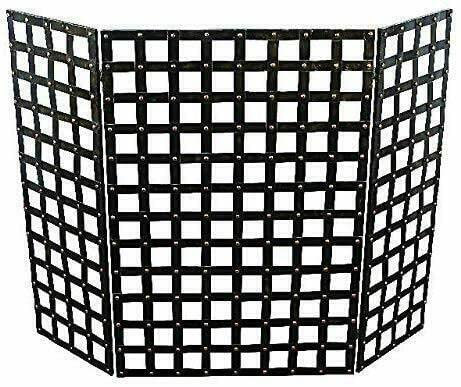Kaminschirme Nailhead Kaminschirm Kamingitter Gitter-Kaminschirm Flache Kaminschirme dekorativ