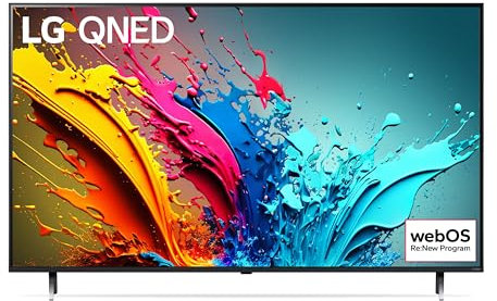 LG QNED 50'', Serie 85 2024, 50QNED85T6C, Smart TV 4K, Processore α8, Design slim, 20W, AI Picture Pro, 4 HDMI 2.1 120Hz, VRR, FreeSync Premium, Alexa, Wi-Fi, webOS 24, Telecomando puntatore