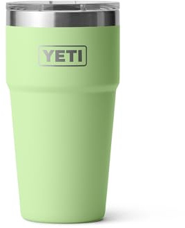 YETI Rambler 20 oz Stackable Tumbler, Stainless Steel, Vacuum Insulated with MagSlider Lid, Key Lime