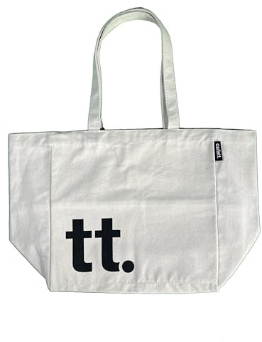 Carlett Lett Bag, Bolsa de Compra con Compartimentos, Reutilizable y Sostenible, Gran Capacidad, Algodón y Poliéster, Color Beige