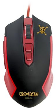 FRTEC - Ratón Gaming con Cable, One Piece Luffy, Compatible con PC, Mac, PS5, Xbox Series X/S (Ratón One Piece)