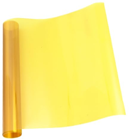 Mikikit Photography Gels Yellow Lighting Gel Filter Film Plastic Sheets for Camera Lens Color Correction Rolls for Photography Enthusiasts with Universal Compatibility and Easy Carrying