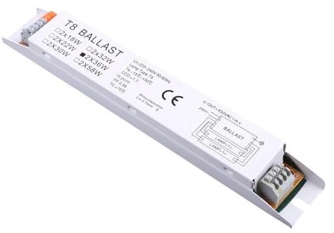 WHARGTSL Ballast électronique Compact T8 for la Maison, 1 pièce, 2x36W, Ballasts fluorescents instantanés