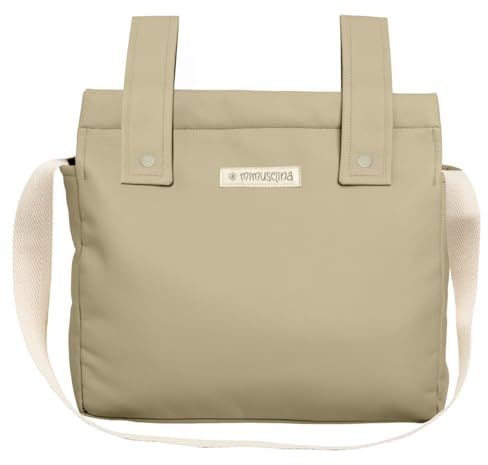 MIMUSELINA Bolso Carro Bebe | Pañalera Bebe organizador para silla paseo con gran capacidad | Bolso Maternidad Elegante y Práctico | Hecho en España | Dessert Avenue Standard