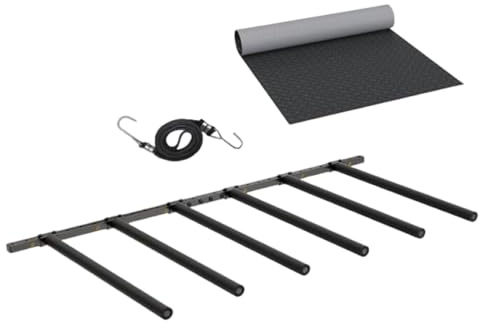Hellery Porta Tavola da Surf Supporto Verticale Rastrelliera da Muro Espositore per 6 Tavole E Organizzatore per con Costruzione Resistente Adatto per Sp