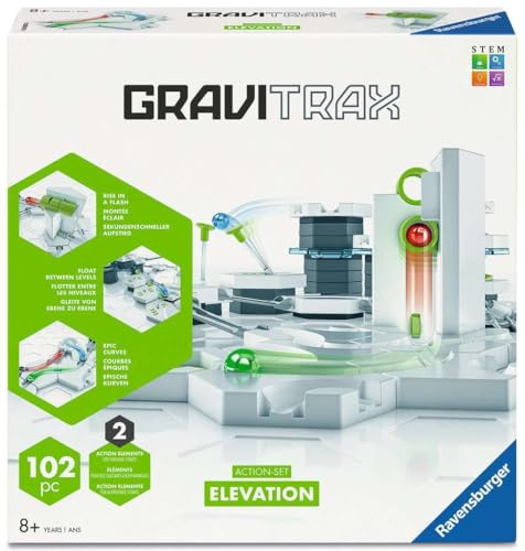 Ravensburger GraviTrax Actionset Elevation 12020011 – actionrikt GraviTrax startset för din kulbana – kulbana och byggleksaker från 8 år