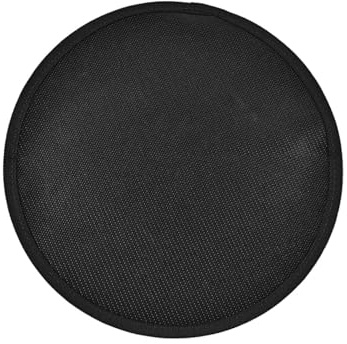 SENRISE 24in Fire Pit Mat for Decking, Round Heat Proof Fireproof Mat | silicone-coated fiberglass, easy to clean, outdoor grill stove accessories grass, bbq, grill, floor, backyard, camping