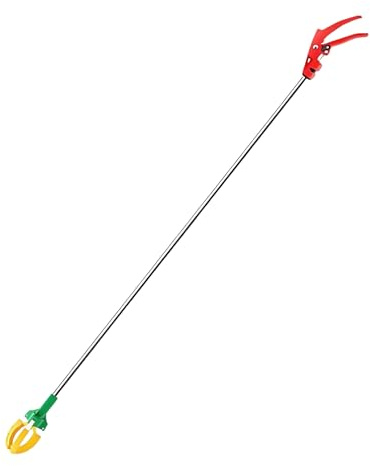 Obstsammler mit 3 Krallen – Teleskopstange 100 cm | mit Astschere und manueller Ernte | , , Senioren, Gärtner, Apfel, Birne, Outdoor, Garten