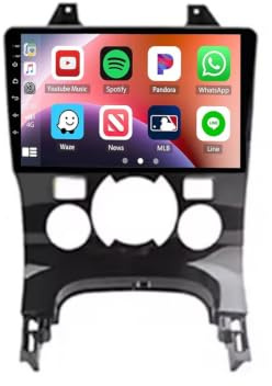 Bilstereo för Peugeot 3008 AT MT 2009-2015 Trådlös Bärbar Biluppspelningsskärm för Apple Carplay Och Android Auto, Backkamera, Spegellänk Bilradiomottagare, 4 Kärna 2G＋32G