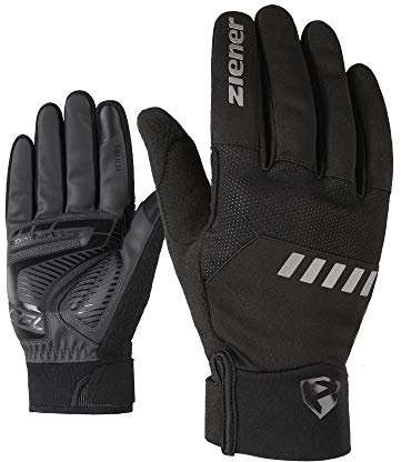 Ziener Erwachsene Dallen Touch Long Fahrrad-, Mountainbike-, Radsport-Handschuhe | Langfinger mit Touchfunktion - atmungsaktiv/dämpfend/Winddicht/Softshell