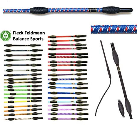 JA Horse Fleck Feldmann Balance Sports Dressurgerte Gerte Reitgerte (islandblau, 110 cm)