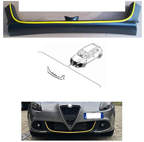 SPOILER DAM PARAURTI ANTERIORE CON PROFILO GIALLO PER GIULIETTA 2016> OE: 156112079