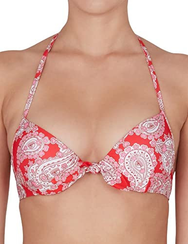 CARA FERRAGNI Kvinnor Bikini Top 85% PL15% EA A5720 3206, Fantasirosa, XS