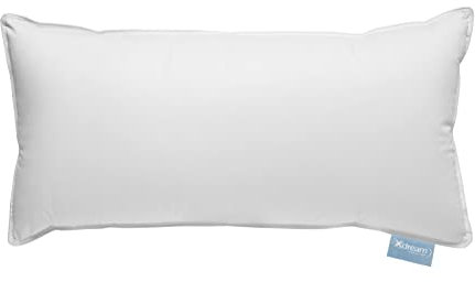 XDREAM Premium Dreikammer-Kopfkissen | Hülle: 100% Baumwolle | Außen: 70% Daune 30% Federn | Innen: 70% Federn 30% Luftzellenstäbchen | Füllgewicht: 350 + 160 g | Stützkomfort: weich | 40 x 80 cm