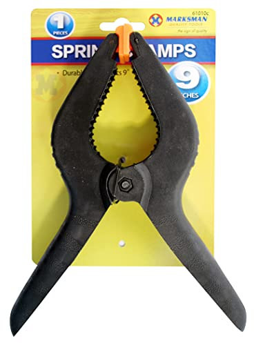 2 X 9 Plastic Spring CLAMP Hand Tool DIY Clips Tarpaulin Market Workshop Craft