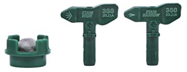 Graco 18F519 TrueCoat 360 Beiz-Düsen-Set | 2 Beiz-Düsen (breit & schmal) plus Filter, für TrueCoat 360 Handspritzgeräte der 2. Generation