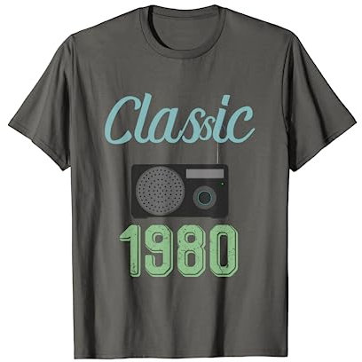 Vintage 80's Tees - Klassisches Radio-T-Shirt von 1980 T-Shirt