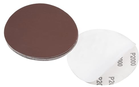 CoCud 10 Stück PSA Schleifscheiben 6 Zoll Durchmesser 2000 Körnungen | selbstklebendes Schleifpapier, für Holz- und Metallbearbeitung