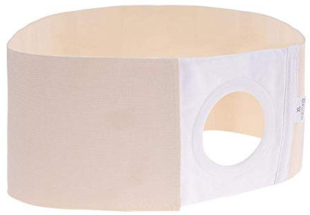 Stoma-Gürtel Ostomie Gürtel Elastischer Stomagürtel für die Taille und den Bauch mit atmungsaktiver Stomaöffnung, atmungsaktive Stomaöffnung für Unisex, tragbar, wiederverwendbar, leicht zu reinigen