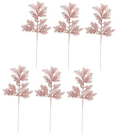 IMIKEYA 6pcs Gefälschte Pflanze Künstliche Kiefer Zweige Weihnachten Baum für und Party Dekorationen