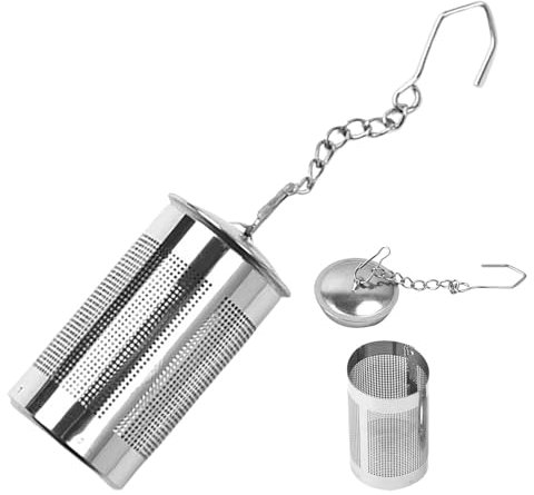 Stainless Steel Tea Infuser Strainer with Fine Mesh Filter - Reusable Stainless Steel Strainer for Teapots, Herbs & Loose Tea