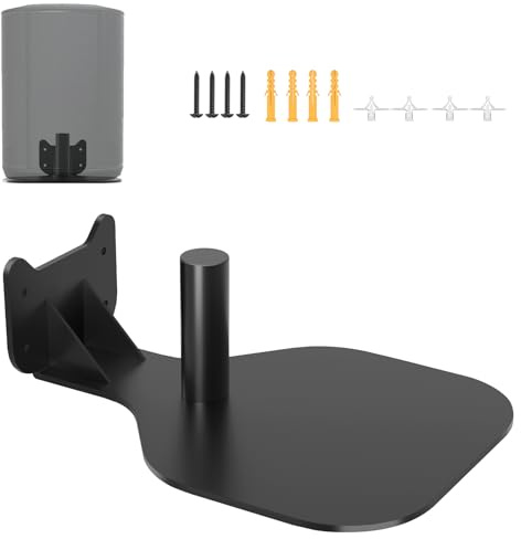 Maozhren Verbesserte Lautsprecher-Wandhalterung für Bose S1 Pro/S1 Pro+, versteckte Wandhalterung, Lautsprecherhalterung für Bose-Lautsprecher, Montagehalterung, Schwarz