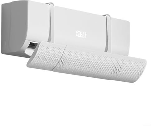 Zeroupshop Deflector de aire acondicionado retráctil, deflector de salida de aire acondicionado anti dirigido deflector de salida de aire montado en la pared (modelo básico)