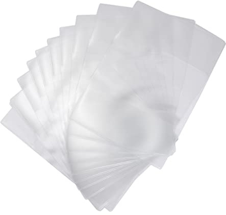 VALICLUD 12 Stück-Pack Reisepasshüllen PVC Transparent 133x188mm Pass Organizer Ausweisinhaber für Reise Reiseunterlagen