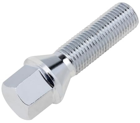 Tornillos Antirrobo Coche Tuerca de Rueda de Forma cónica for Perno de Rueda, Apta for Benz, Apta for BMW, compacta y útil, 14 x 1,5 mm, 40 mm, 60 mm de Largo