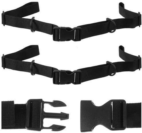 Nogeqi 2 Pcs Adjustable Backpack Straps, Heavy Duty Backpack Chest Strap Elastic Sternum Straps for Rucksack Backpacks with Quick Release Buckle for Hiking Jogging Commuting and Daily Outdoor Use