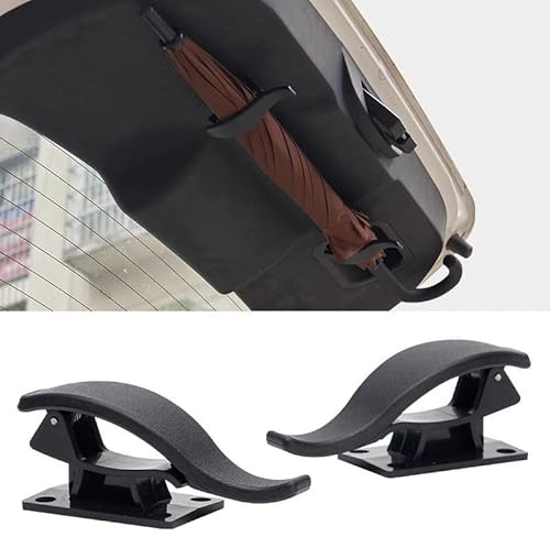 VAPORVERSE 2 Pcs Car Umbrella Holder Suitable for Jaguar F-type Convertible 2013-2025, Trunk Umbrella Clip Heavy-Duty Interior Storage Hook High-Density Plastic