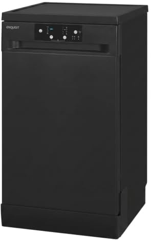 Exquisit® Lavavajillas Compacto 45cm Negro Libre Instalación Clase D