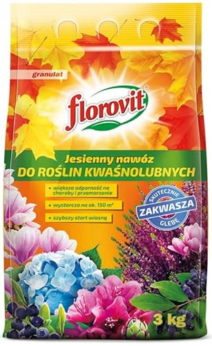 Concime Autunno Piante Acidofile 3kg - Fertilizzante Autunnale NPK Poca Azoto