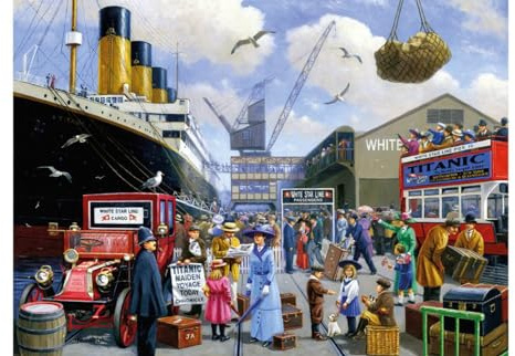 Kevin Walsh K33015 Nostalgie Titanic Maiden Voyage 1000 Teile Puzzle