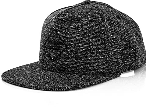 Blackskies® Ancient Gods Snapback Cap | Herren und Damen Schirm Kappe | Premium Baseball Mütze Basecap Gum Spot Brand Logo Sommer One Size Cap - Männer Frauen Unisex Streetwear Outdoor Freizeit