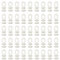 100 PCS Curtain Hooks Rollers Curtain Rail Slider Hooks Curtain Track Glider Hooks Rod Slides Rollers for Window Curtain Door Curtain and Shower Curtain
