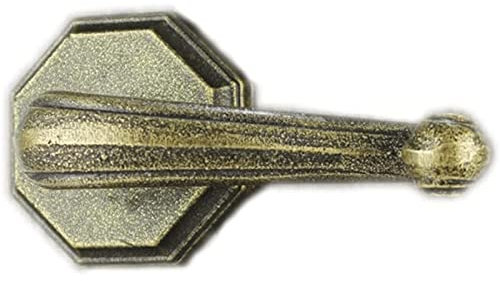 Habiba Türschloss Türgriffe für Innentüren ohne Schlüssel, Türgriff aus reinem Kupfer, umkehrbar für die rechte Seite, ergonomischer Bronze-Türknauf Still