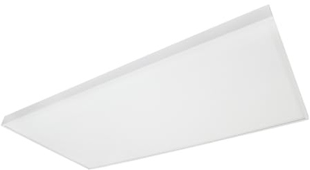 G.W.S® Premium 84W Ultra Slim White Frame 600mmx1200mm (2'x4') Rectangular LED Surface Mounted Flat Panel Light Office Ceiling Light Day White, Mounting Frame Kit Included
