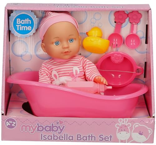 Teach Time Isabella Bath Set, Pink, Purple