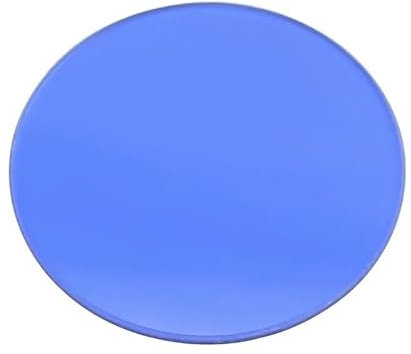 Digitales Handmikroskop-Zubehör, Mikroskop, blauer Farbfilter, Durchmesser 32 mm, 35 mm, 42 mm, 45 mm, transparentes blaues Glas für biologisches Mikroskop-Zubehör, Teil-Mikroskop-Zubehör (Größe: D