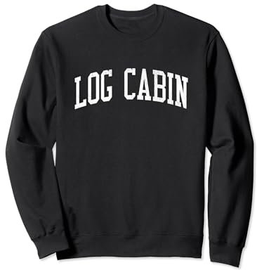 Cabane en rondins TX Vintage Athletic Sports JS02 Sweatshirt