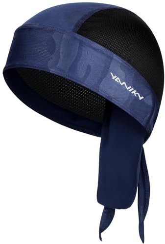 YANIKY Sports Bandana Cap Durag Atmungsaktiv Bandana Kopftuch Herren Damen Laufmütze Turban Sommer Fahrradmütze