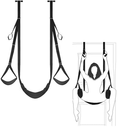 Liebesschaukel Sexschaukel, Sex Schaukel für Erwachsene Tür Schaukel, WUUDOA Liebe Schaukel für Sex, Sexschaukel Sexspielzeug für Paare Extrem Sex, Liebesschaukeln, Sex Zubehör, Door Swing Sex